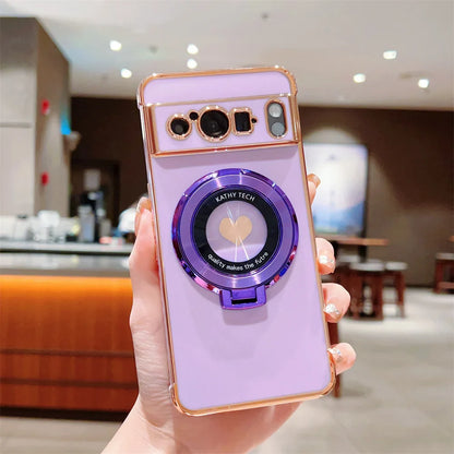 Shockproof Case with Magnetic Stand Holder For Google Pixel Series