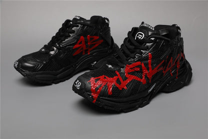 BLCG Runner Black Red Graffiti