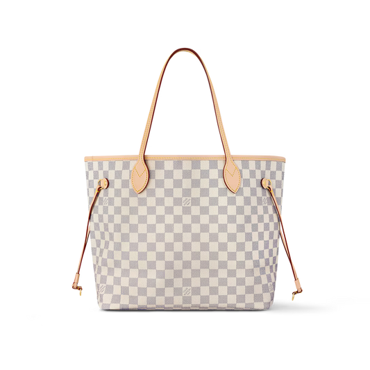Never full MM Damier Azur Canva