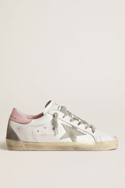 Low Baskets – Grey Suede & Pink Leather Edition